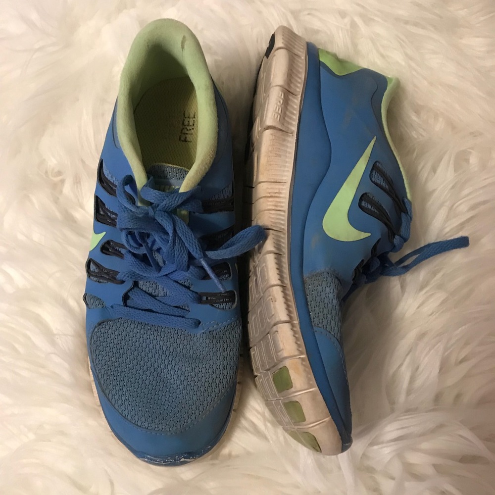 Blue nikes